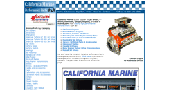 Desktop Screenshot of californiamarine.com